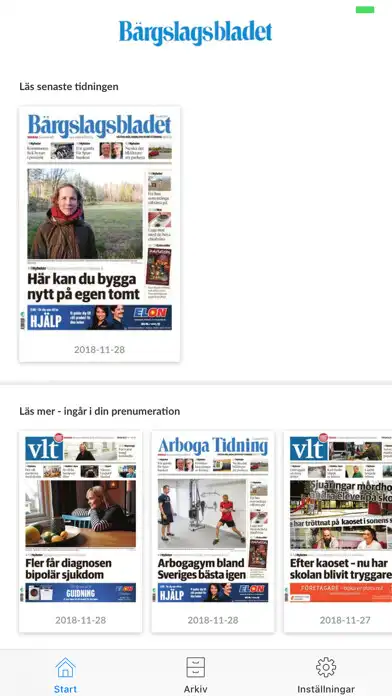Play Bärgslagsbladet e-tidning  and enjoy Bärgslagsbladet e-tidning with UptoPlay