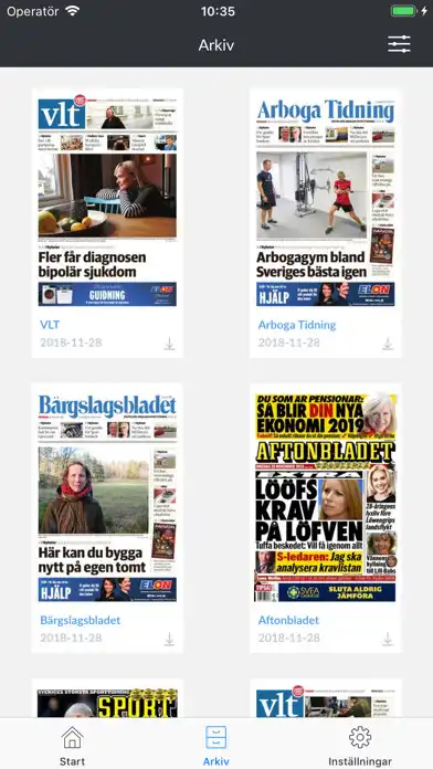 Play Bärgslagsbladet e-tidning as an online game Bärgslagsbladet e-tidning with UptoPlay
