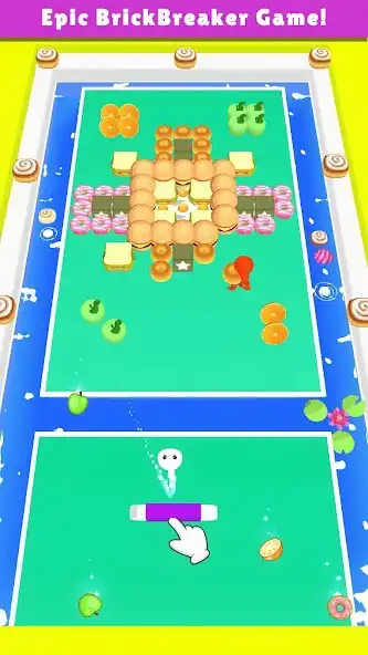Play Brick Breaker 3D : Food  and enjoy Brick Breaker 3D : Food with UptoPlay