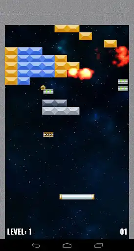 Play Brick Breaker Arcade as an online game Brick Breaker Arcade with UptoPlay