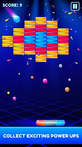 Play Brick Breaker Blast as an online game Brick Breaker Blast with UptoPlay