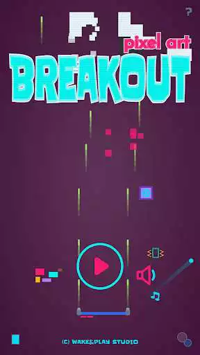 Play Brick Breaker - Breakout Pixel Art  and enjoy Brick Breaker - Breakout Pixel Art with UptoPlay