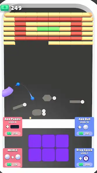 Play Brick Breaker Clicker as an online game Brick Breaker Clicker with UptoPlay