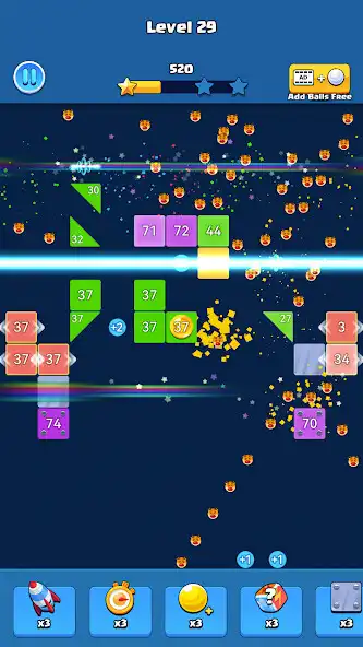 Play Brick Breaker Crusher - Bricks as an online game Brick Breaker Crusher - Bricks with UptoPlay