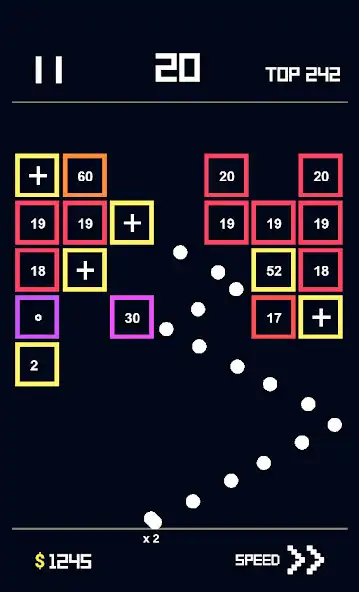 Play Brick Breaker - Glowing  and enjoy Brick Breaker - Glowing with UptoPlay