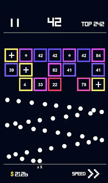 Play Brick Breaker - Glowing as an online game Brick Breaker - Glowing with UptoPlay