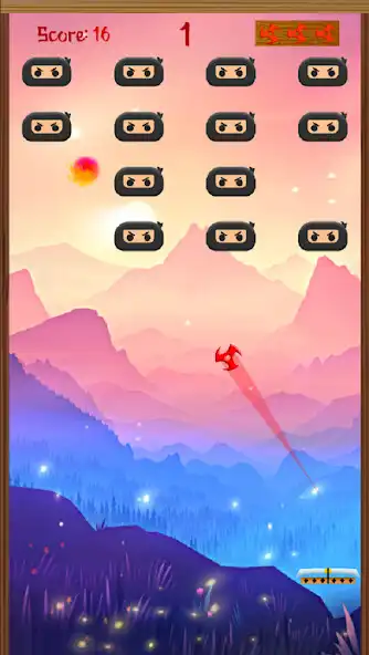 Play Brick Breaker Ninja as an online game Brick Breaker Ninja with UptoPlay