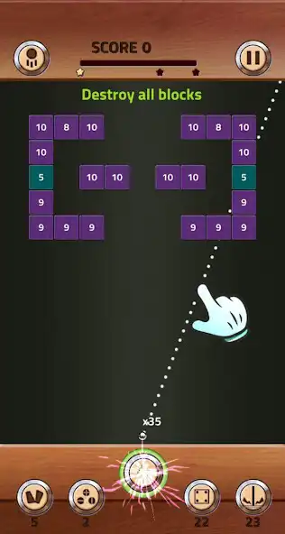 Play Brick Breaker Wood  and enjoy Brick Breaker Wood with UptoPlay