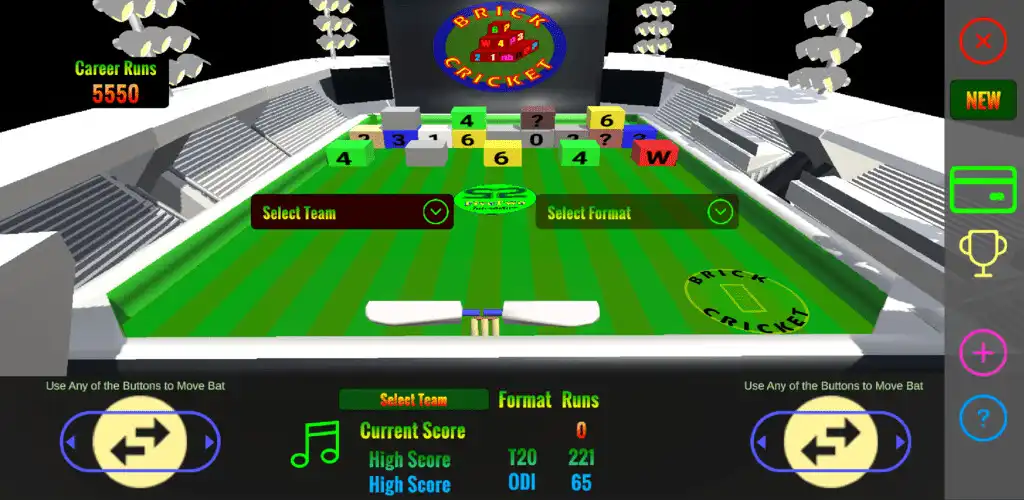 Play Brick Cricket  and enjoy Brick Cricket with UptoPlay
