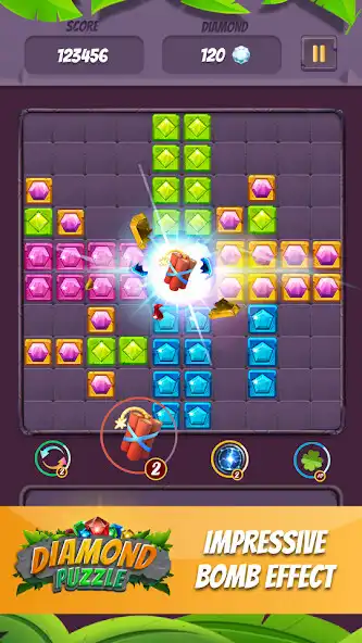 Play Brick game: Jewel block game as an online game Brick game: Jewel block game with UptoPlay