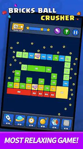 Play Bricks Ball Crusher as an online game Bricks Ball Crusher with UptoPlay
