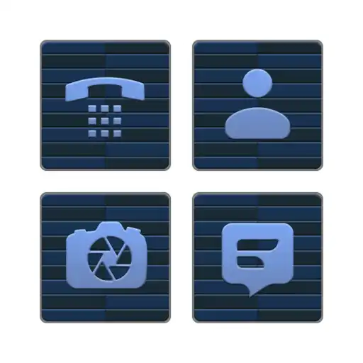 Play Bricks Boxed Blue Icons APK