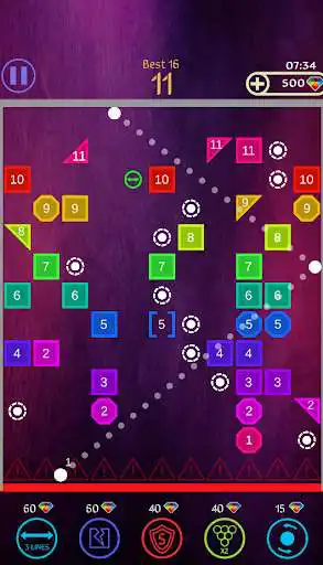 Play Bricks Breaker Ball 2020 as an online game Bricks Breaker Ball 2020 with UptoPlay