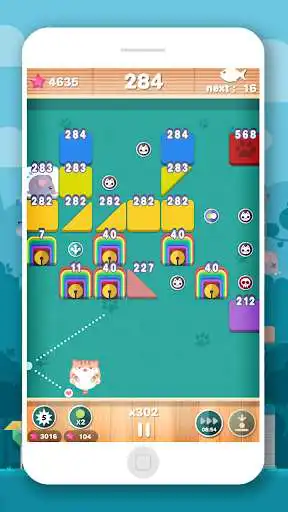 Play Bricks Breaker Cat vs Block