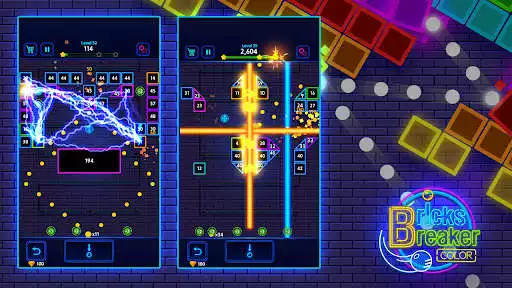 Play Bricks Breaker Color as an online game Bricks Breaker Color with UptoPlay