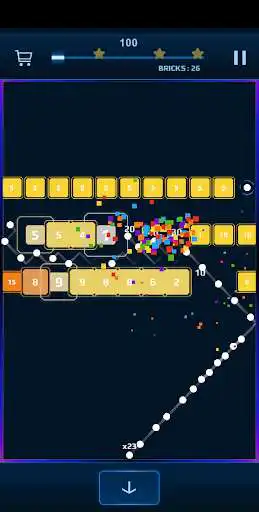 Play Bricks Breaker Craft as an online game Bricks Breaker Craft with UptoPlay