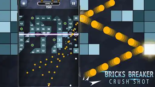 Play Bricks Breaker: Crush Shot  and enjoy Bricks Breaker: Crush Shot with UptoPlay