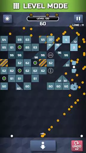 Play Bricks breaker (Shoot the ball) as an online game Bricks breaker (Shoot the ball) with UptoPlay