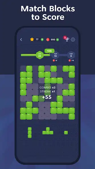 Play Bricks game: puzzle block as an online game Bricks game: puzzle block with UptoPlay