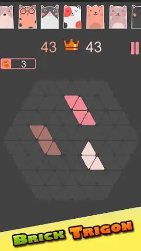 Play Brick Trigon as an online game Brick Trigon with UptoPlay