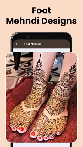 Play Bridal Mehndi Design App as an online game Bridal Mehndi Design App with UptoPlay
