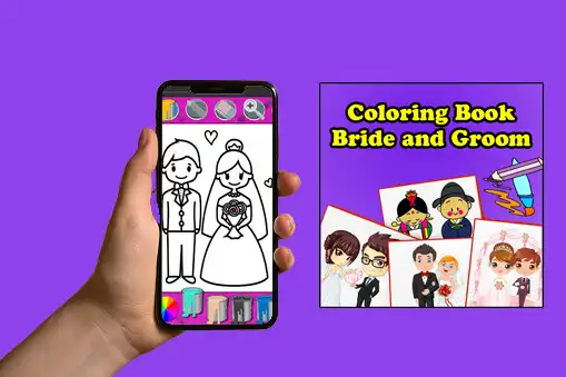 Play Bride And Groom Wedding Color as an online game Bride And Groom Wedding Color with UptoPlay