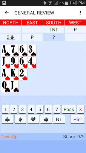 Play Bridge Bidding Coach as an online game Bridge Bidding Coach with UptoPlay