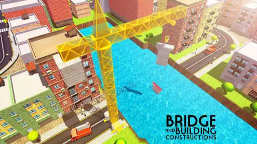 Play APK Bridge Construction River Road Builder Games  and enjoy Bridge Construction River Road Builder Games with UptoPlay com.freezegames.army.bridge.construction