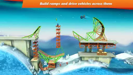 Play Bridge Constructor Stunts FREE  and enjoy Bridge Constructor Stunts FREE with UptoPlay