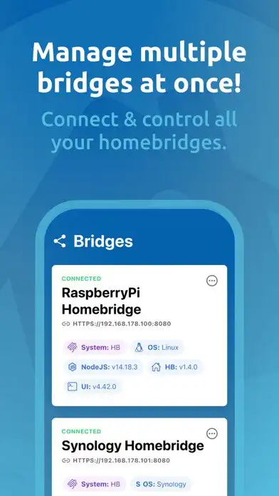Play Bridge Control for Homebridge as an online game Bridge Control for Homebridge with UptoPlay