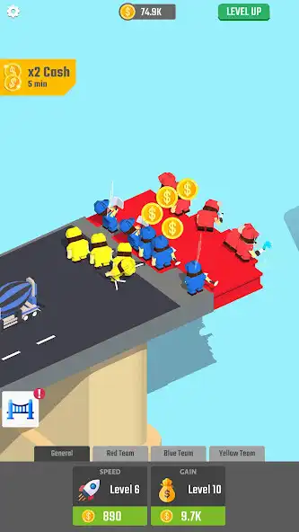 Play Bridge Idle: Bridge building as an online game Bridge Idle: Bridge building with UptoPlay