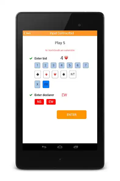 Play BridgeScore as an online game BridgeScore with UptoPlay
