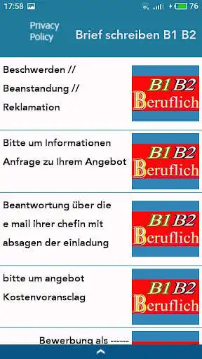 Play Brief schreiben B1 B2 as an online game Brief schreiben B1 B2 with UptoPlay