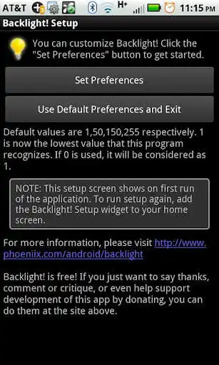 Play Brightness Widget - Backlight! as an online game Brightness Widget - Backlight! with UptoPlay