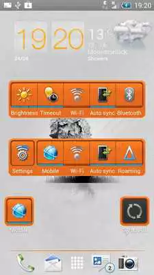 Play Bright Orange-Sense 4+ HD Skin