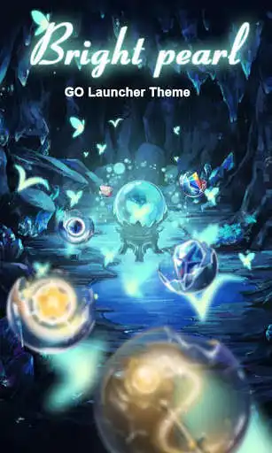 Play Bright Pearl GO Launcher Theme
