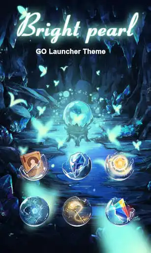 Play Bright Pearl GO Launcher Theme