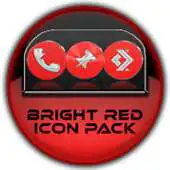 Free play online Bright Red Icon Pack ✨Free✨ APK