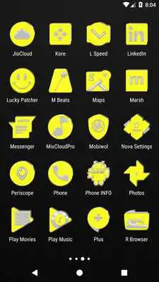 Play Bright Yellow Icon Pack v3 ✨Free✨