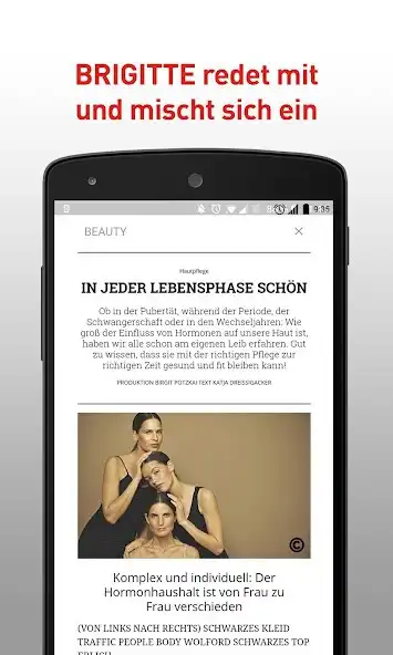 Play BRIGITTE - Das Frauenmagazin as an online game BRIGITTE - Das Frauenmagazin with UptoPlay