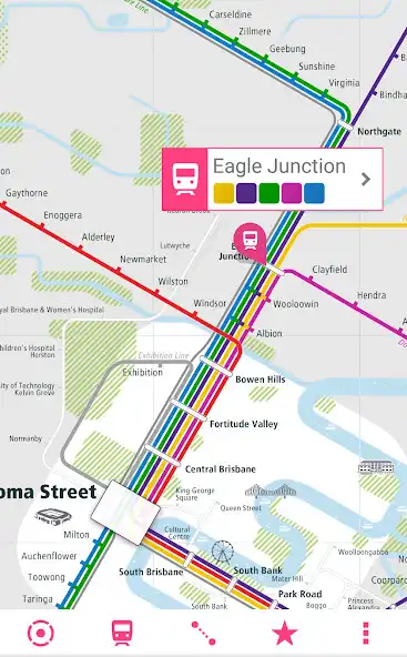 Play Brisbane Rail Map