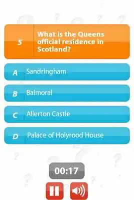 Play British Monarchy - 100Q Quiz
