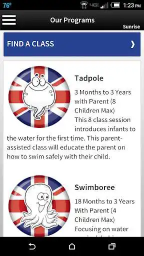 Play British Swim School as an online game British Swim School with UptoPlay