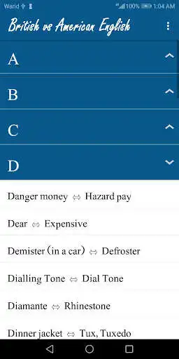 Play APK British Vs American English  and enjoy British Vs American English with UptoPlay com.devtek.studio.englishvsbritish