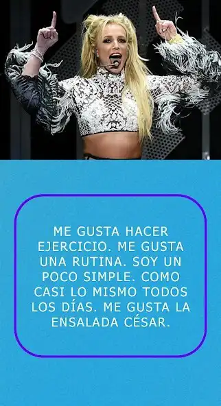 Play Britney Spears frases as an online game Britney Spears frases with UptoPlay