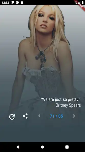 Play Britney Spears Quotes Lyrics as an online game Britney Spears Quotes Lyrics with UptoPlay