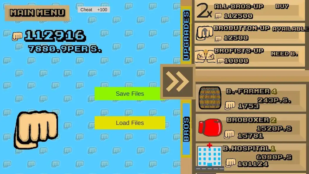 Play BroClicker as an online game BroClicker with UptoPlay