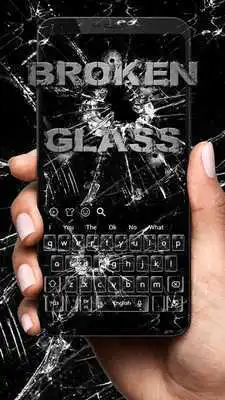 Play Broken 3D Glass Keyboard Theme
