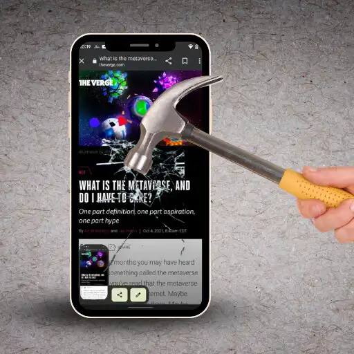 Play Broken Mobile Screen Prank APK