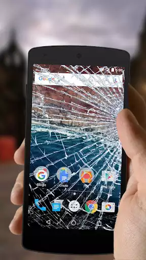 Play Broken Screen Prank as an online game Broken Screen Prank with UptoPlay